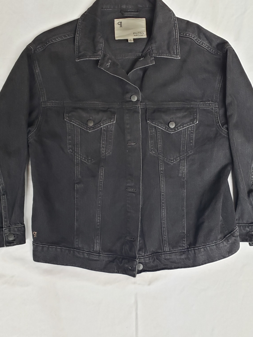 Pilcro Oversized Boyfriend Denim Trucker Jacket